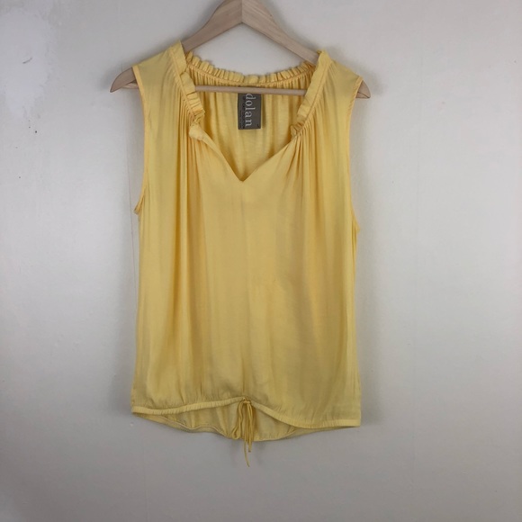 Anthropologie Tops - Anthropologie Dolan Aurelia Split Neck Drawstring